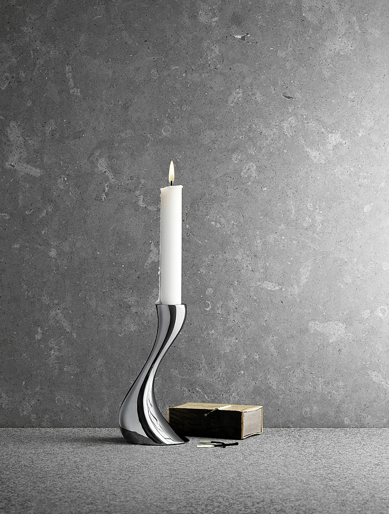 Набор из 2 подсвечников Cobra, 16 см от Georg Jensen
