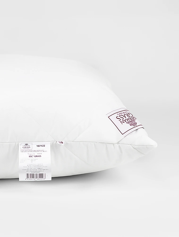 Подушка регулируемая 95C Grass, 70х70 см от German Grass