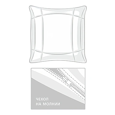 Подушка регулируемая Bamboo Grass, 70х70 см