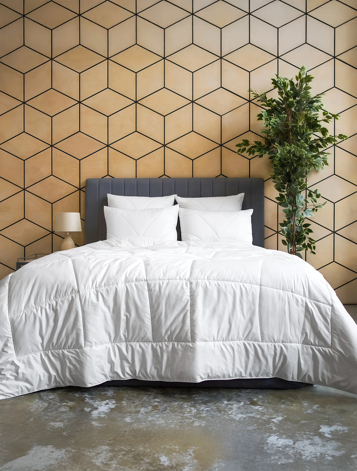 Всесезонное одеяло Camel Wool Grass, 200x220 см