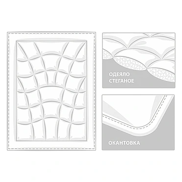 Всесезонное одеяло Cashmere Wool Grass, 200x220 см