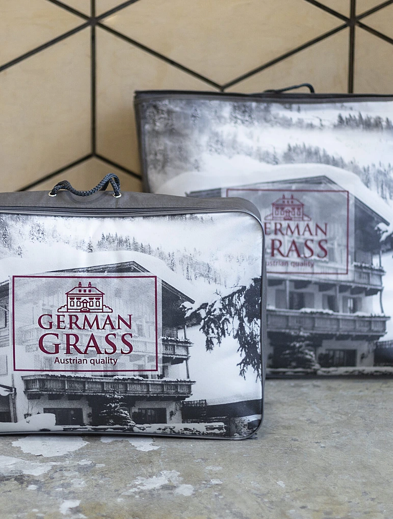 Теплое одеяло Cashmere Wool Grass, 150x200 см от German Grass