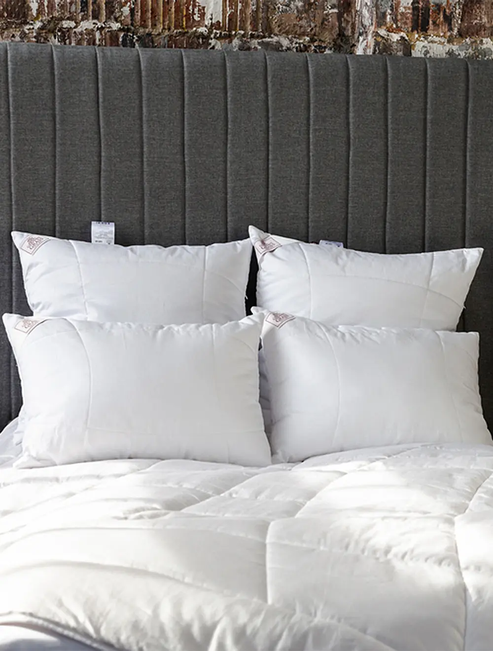 Подушка регулируемая Cotton Wash Grass, 70х70 см