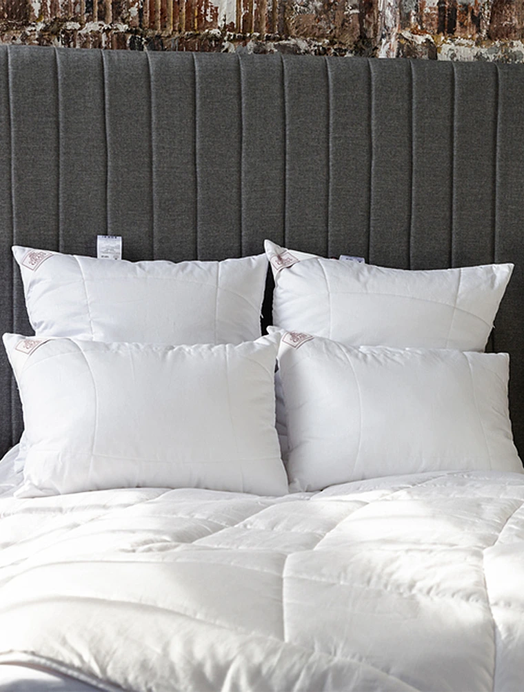 Подушка регулируемая Cotton Wash Grass, 70х70 см от German Grass