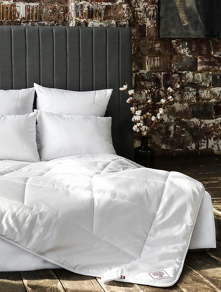 Всесезонное одеяло Cotton Wash Grass, 150x200 см от German Grass