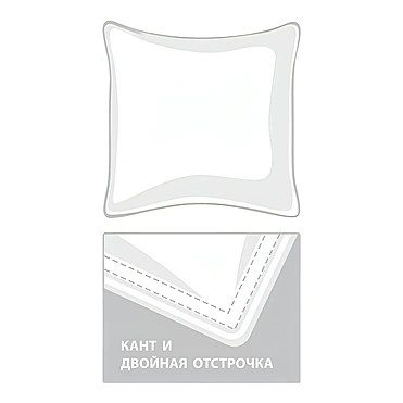 Подушка упругая Gray Familie Down, 70х70 см