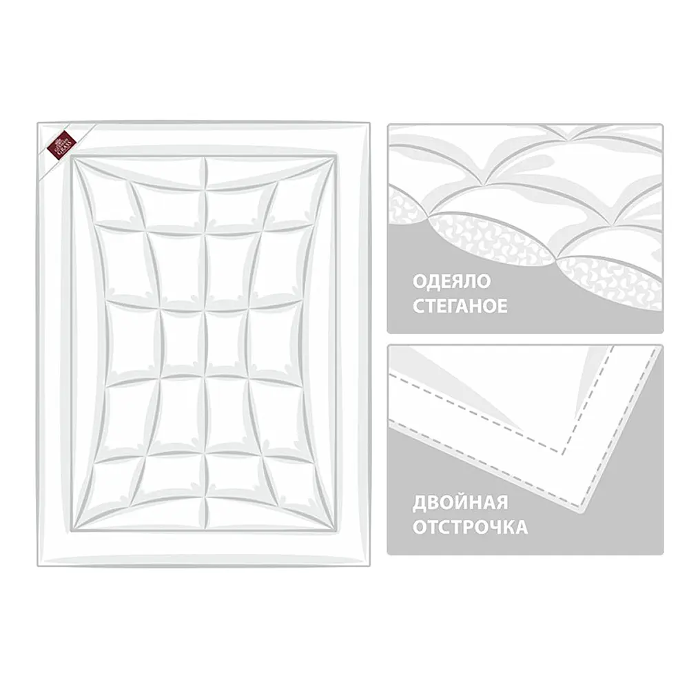 Всесезонное одеяло Non-allergenic Premium Grass, 200x220 см