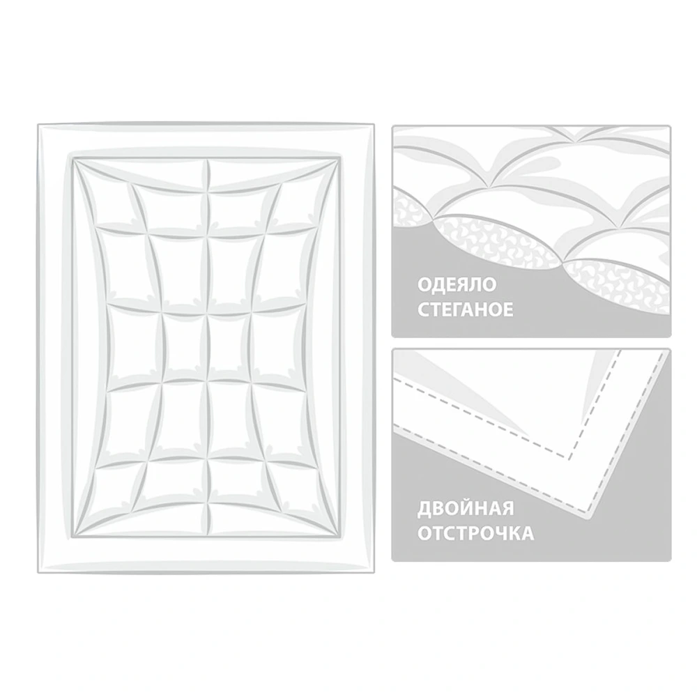 Всесезонное одеяло Non-allergenic Premium Grass, 200x220 см