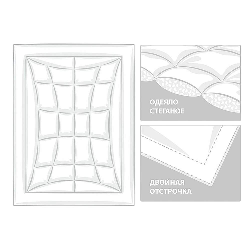 Всесезонное одеяло Non-allergenic Premium Grass, 150x200 см от German Grass