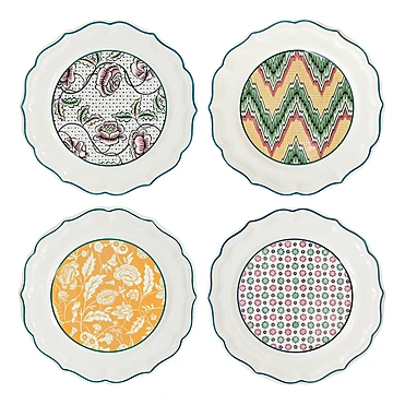 Набор из 4 закусочных тарелок Dominote, 23 см
