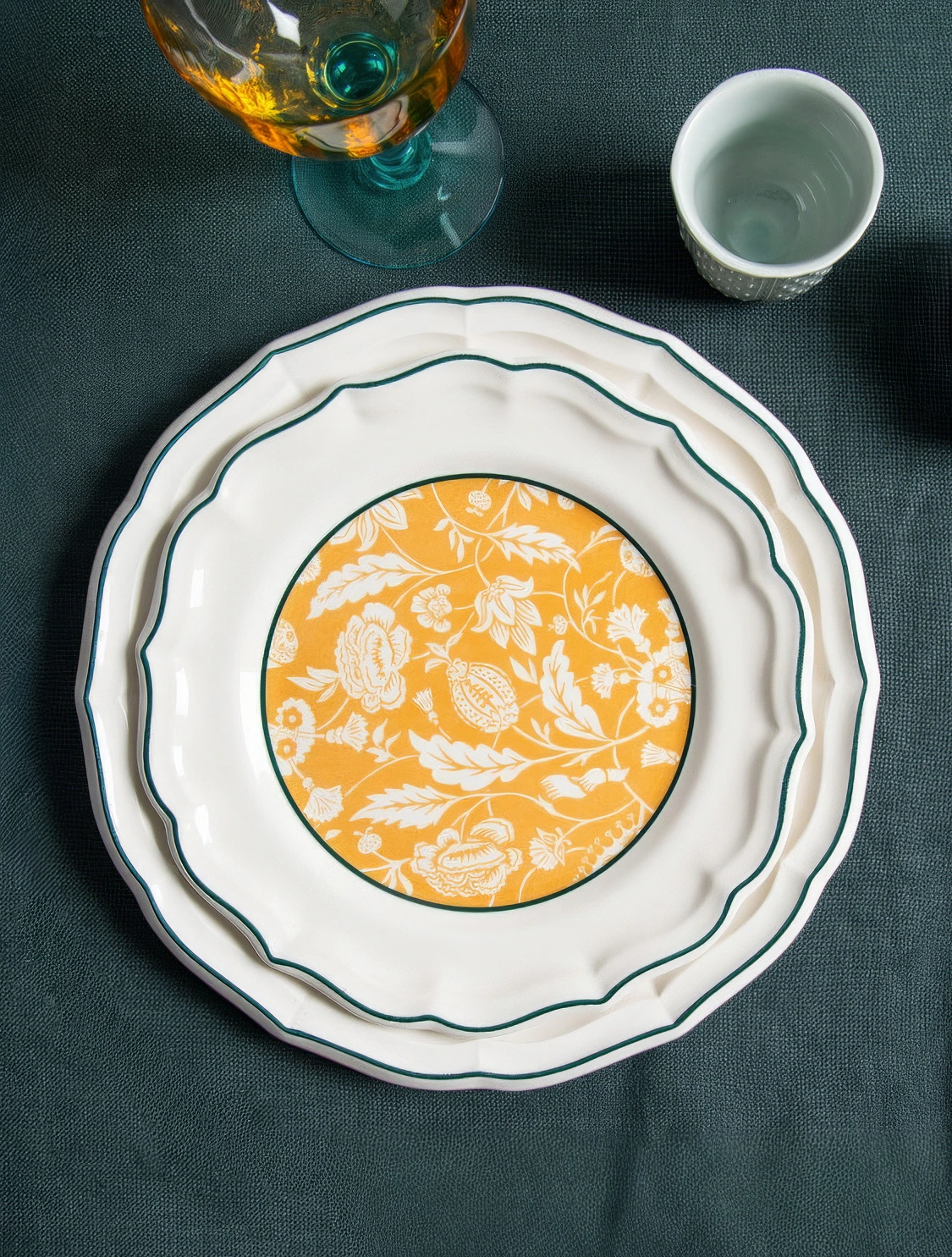 Набор из 4 закусочных тарелок Dominote, 23 см