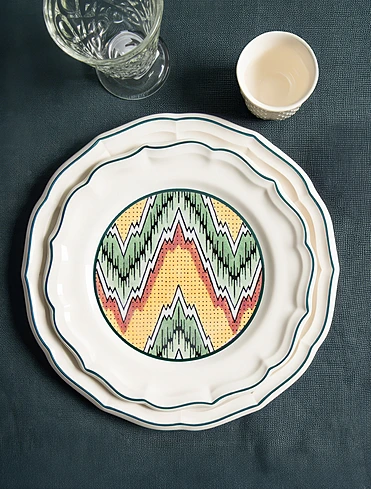 Набор из 4 закусочных тарелок Dominote, 23 см