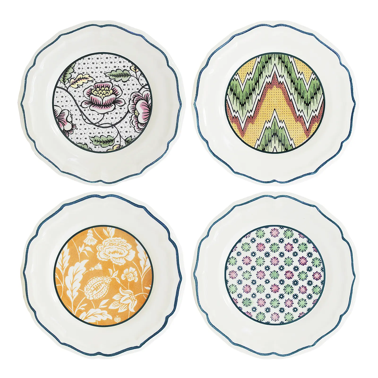 Набор из 4 пирожковых тарелок Dominote, 16,5 см