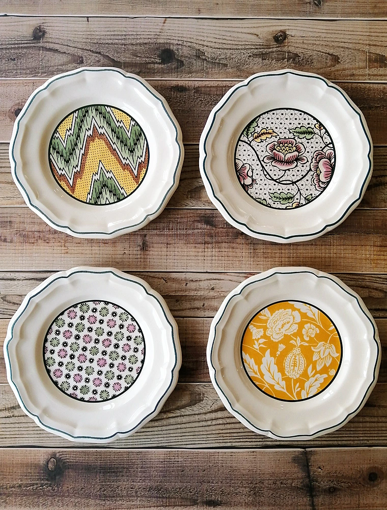 Набор из 4 пирожковых тарелок Dominote, 16,5 см от Gien