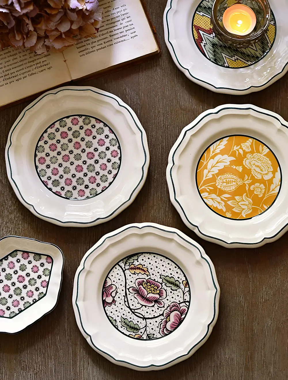 Набор из 4 пирожковых тарелок Dominote, 16,5 см