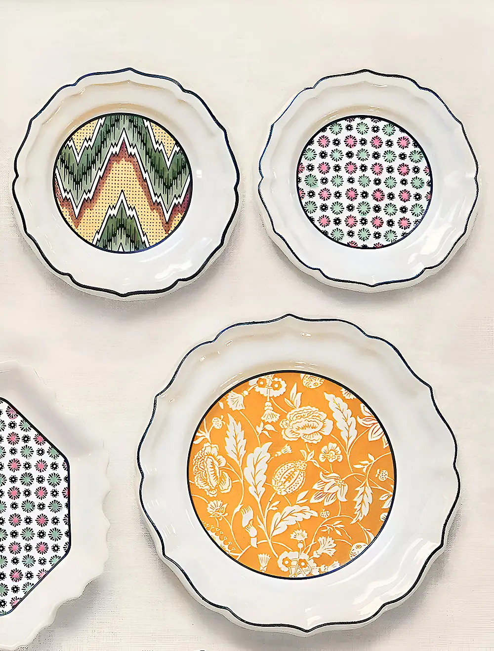 Набор из 4 пирожковых тарелок Dominote, 16,5 см