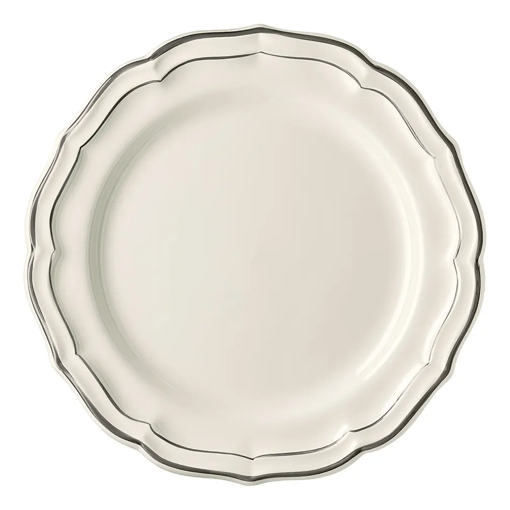 Обеденная тарелка Filet Taupe, 26,5 см от Gien