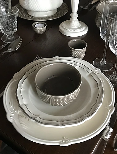 Закусочная тарелка Filet Taupe, 22,5 см