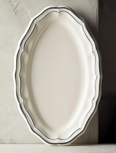 Плоское блюдо Filet Taupe, 41 см