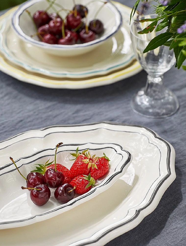 Плоское блюдо Filet Taupe, 26 см от Gien