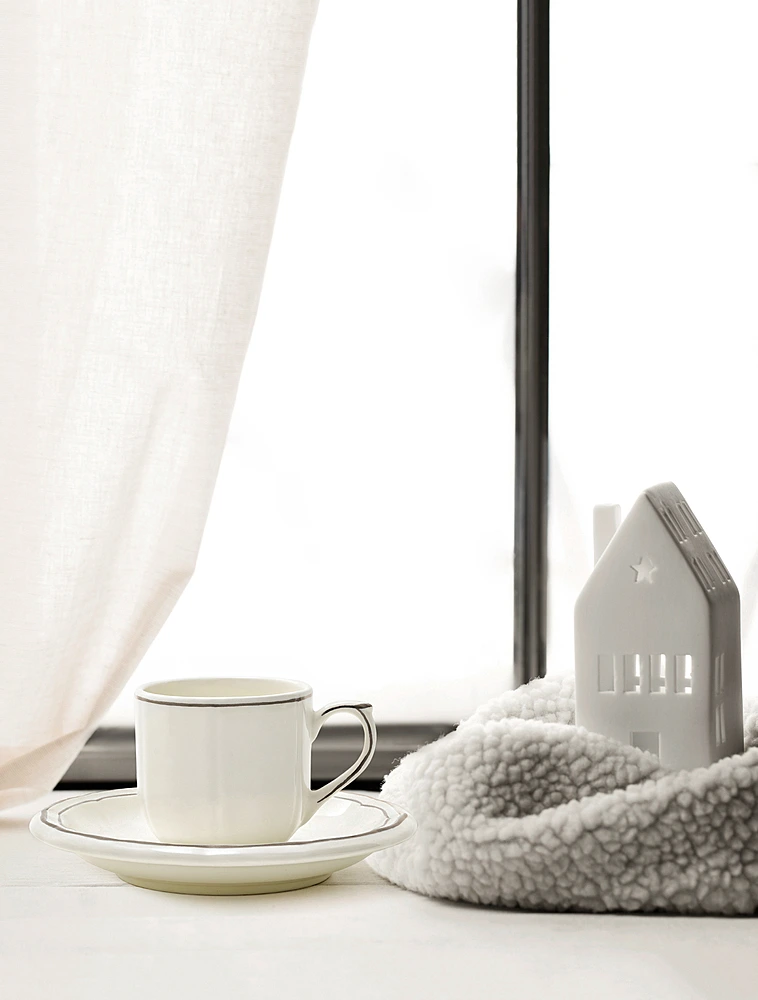 Кофейная пара Filet Taupe, 85 мл от Gien
