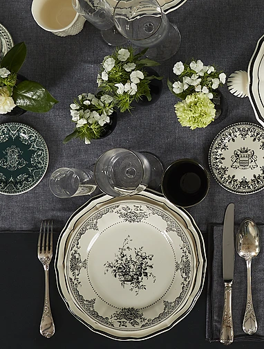 Набор из 6 закусочных тарелок Les Depareillees, 23 см