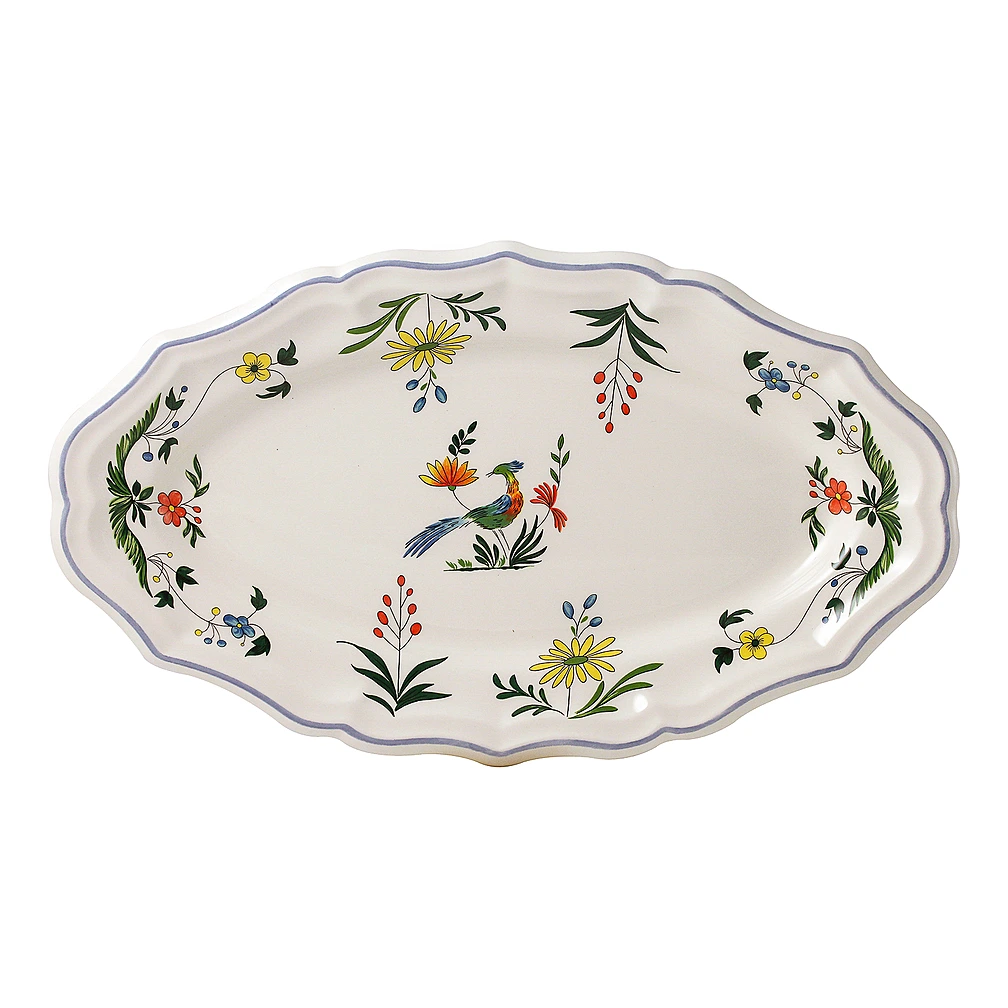 Плоское блюдо Oiseaux de Paradis, 35,5 см от Gien