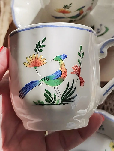 Набор из 2 кофейных пар Oiseaux de Paradis, 85 мл