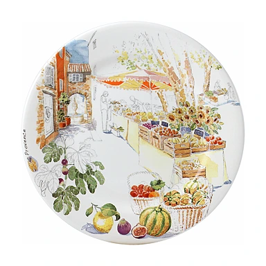 Набор из 4 закусочных тарелок Provence, 22 см