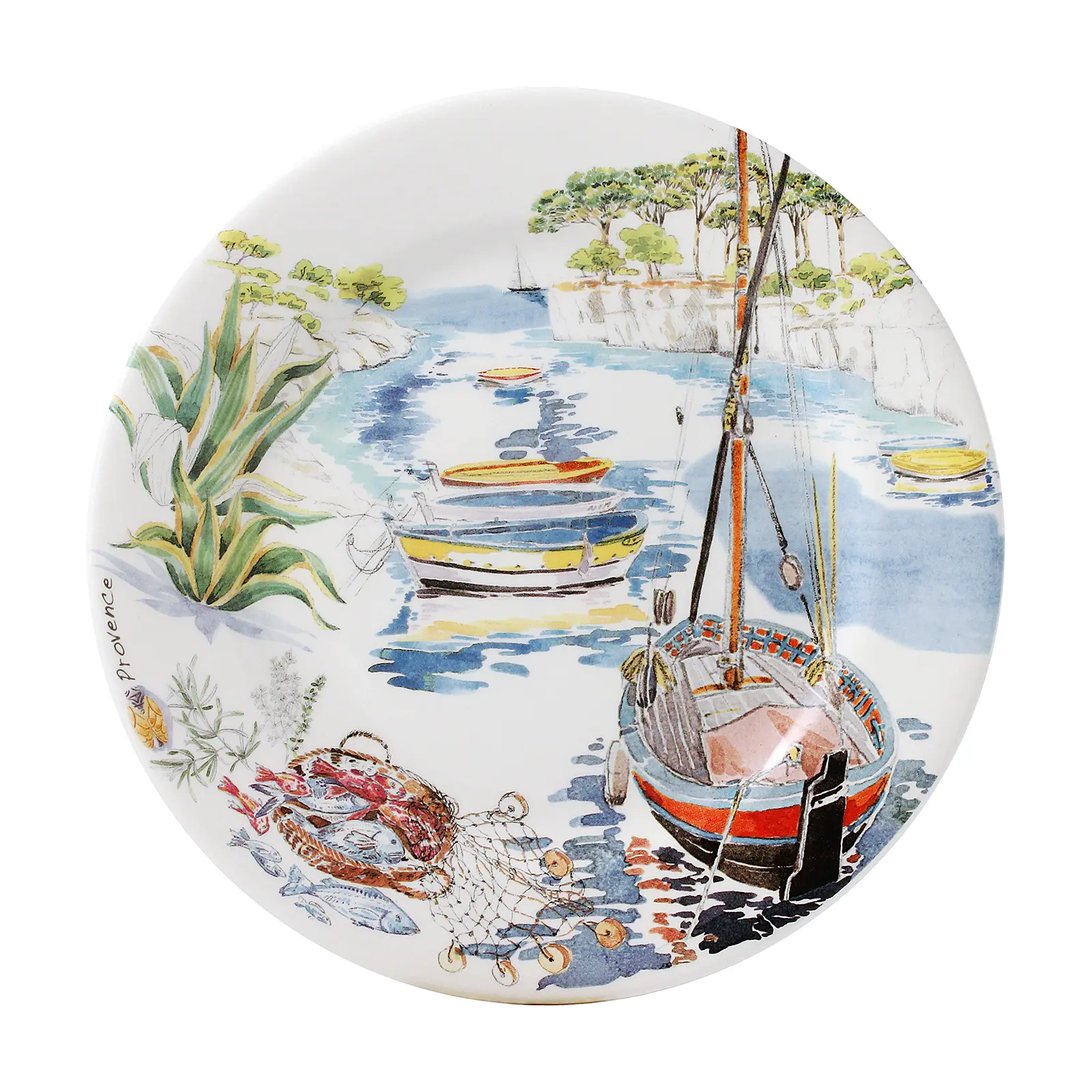 Набор из 4 закусочных тарелок Provence, 22 см