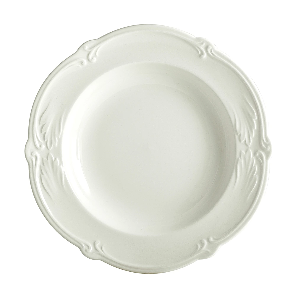 Суповая тарелка Rocaille Blanc, 22,5 см от Gien