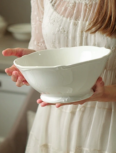 Сервировочный салатник Rocaille Blanc, 24,5 см