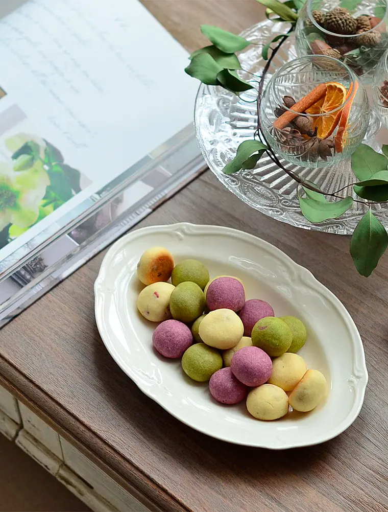 Плоское блюдо Rocaille Blanc, 25 см от Gien