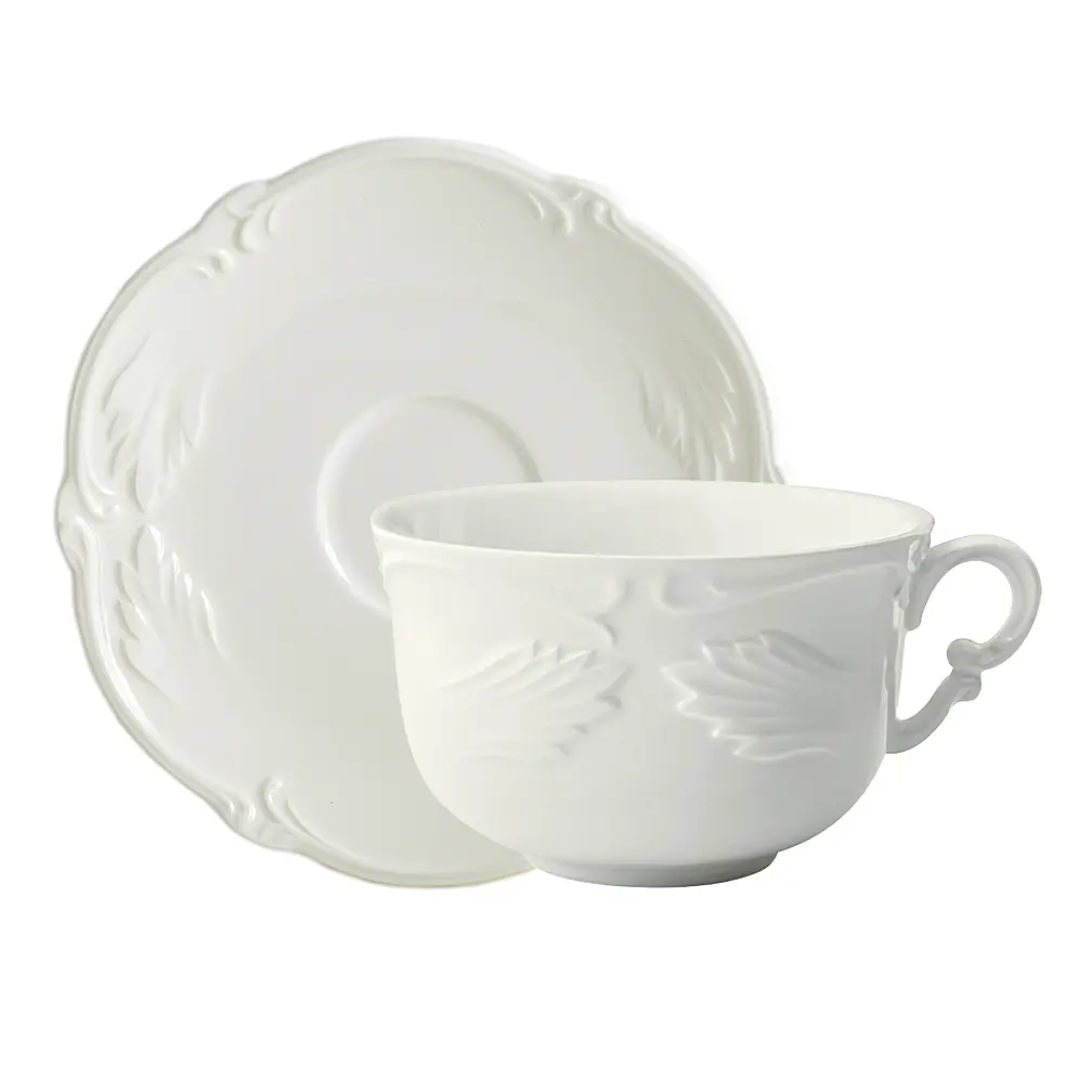 Чайная пара Rocaille Blanc, 400 мл от Gien