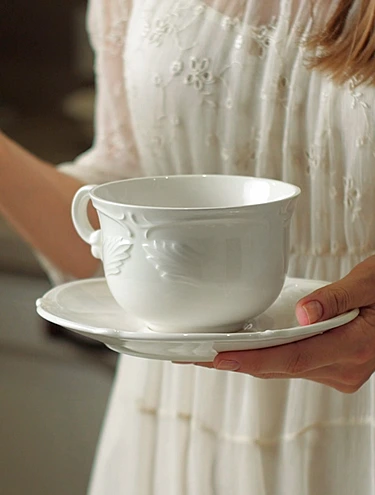 Чайная пара Rocaille Blanc, 400 мл