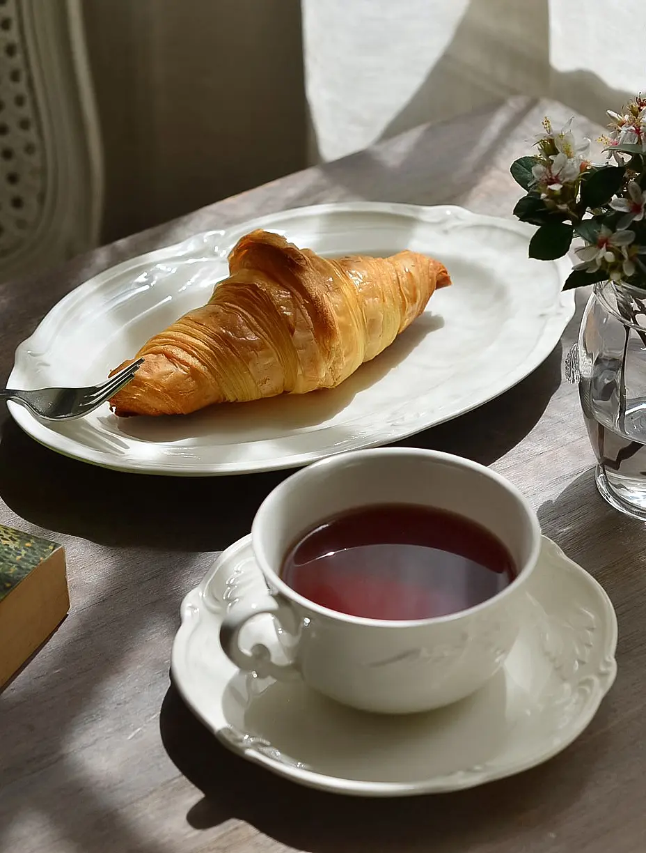 Чайная пара Rocaille Blanc, 400 мл