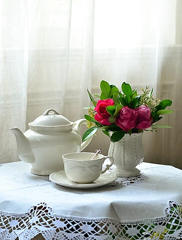 Чайная пара Rocaille Blanc, 180 мл