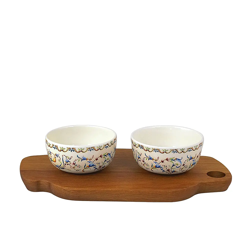Набор из 2 чаш на подносе Toscana