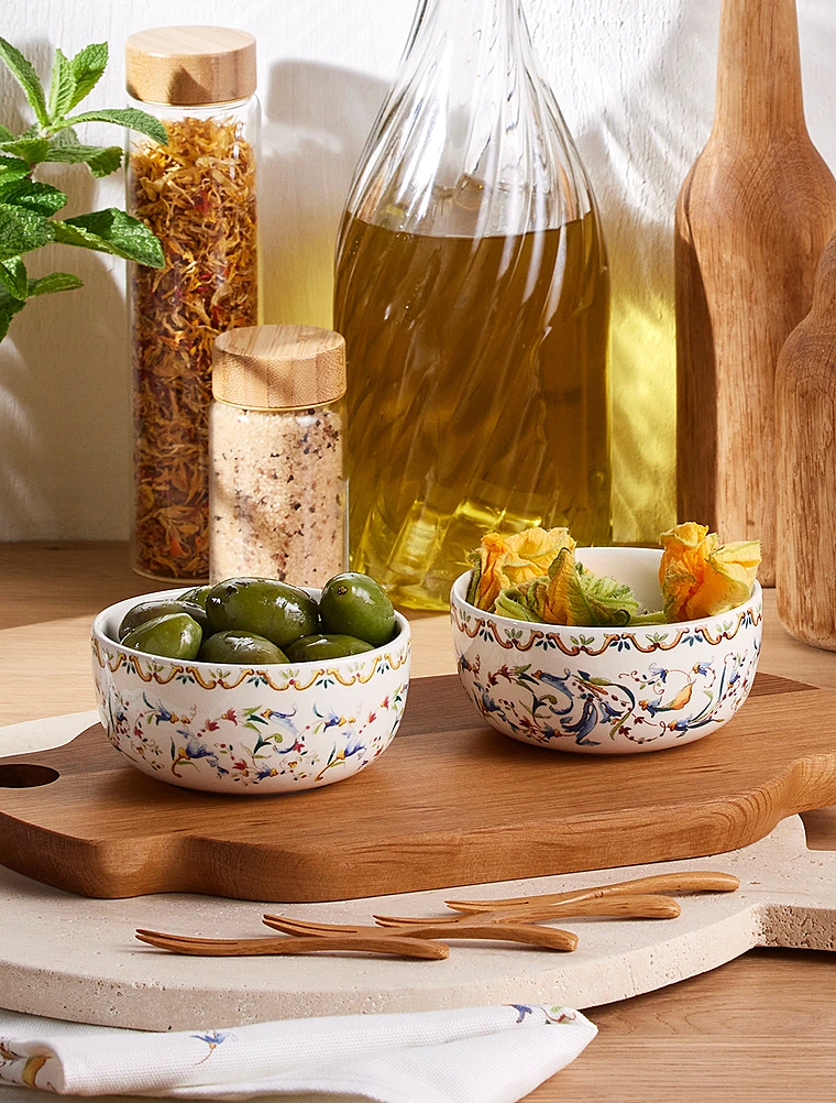 Набор из 2 чаш на подносе Toscana от Gien