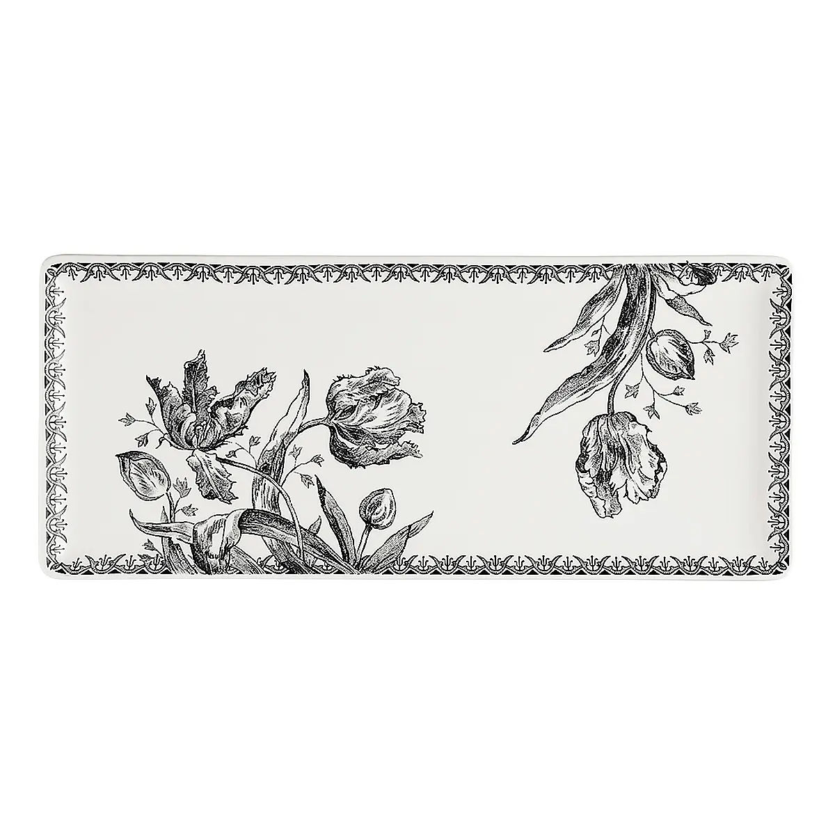 Плоское блюдо Tulipes Noires, 36 см