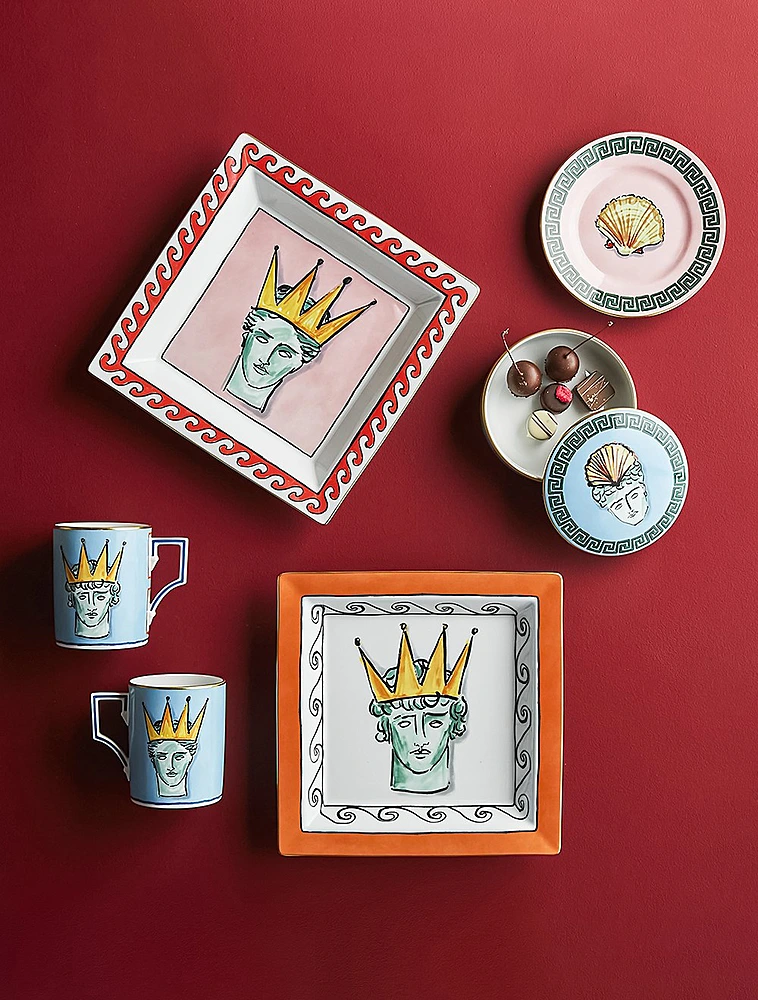 Глубокое блюдо Il Viaggio Di Nettuno, 24,5 см от Ginori 1735