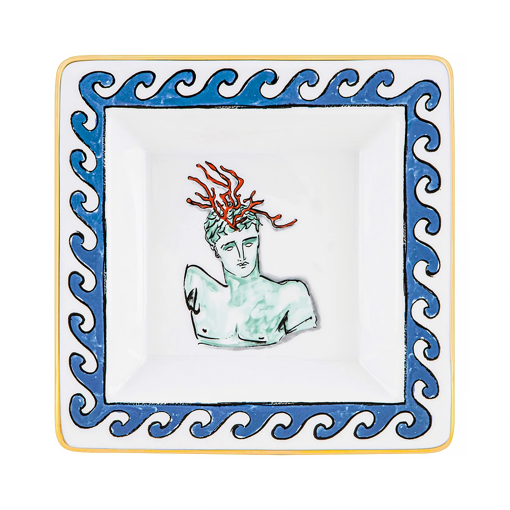 Блюдо Il Viaggio Di Nettuno, 18 см от Ginori 1735