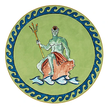 Плоское блюдо Il Viaggio Di Nettuno, 33 см