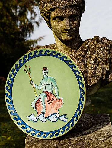 Плоское блюдо Il Viaggio Di Nettuno, 33 см