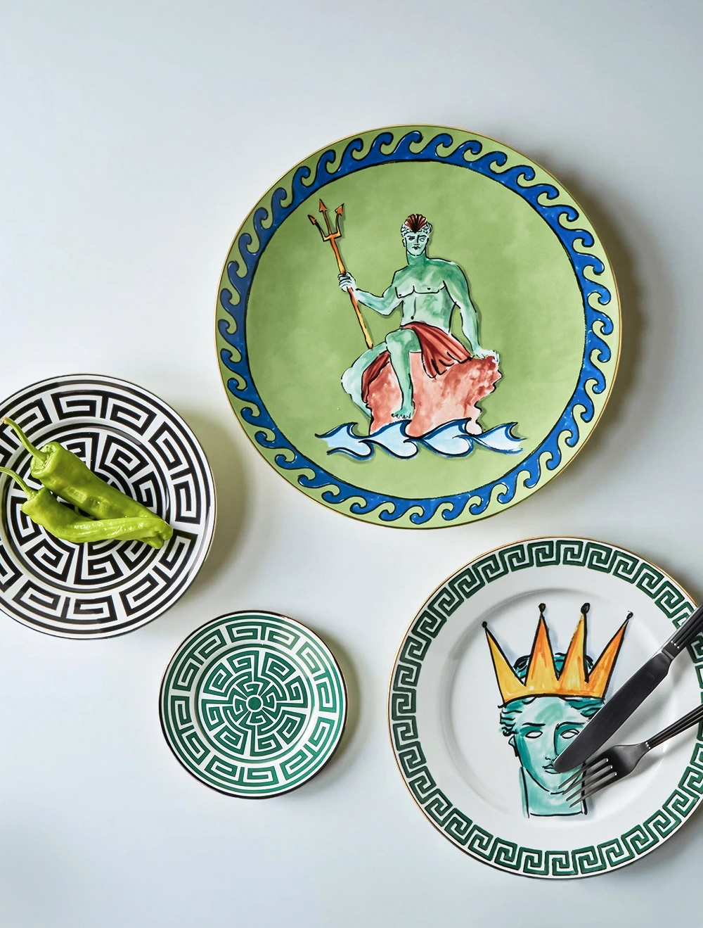 Плоское блюдо Il Viaggio Di Nettuno, 33 см