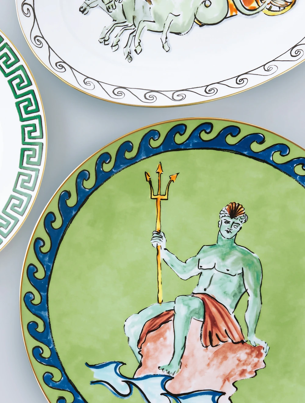 Плоское блюдо Il Viaggio Di Nettuno, 33 см