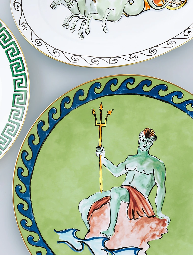 Плоское блюдо Il Viaggio Di Nettuno, 33 см от Ginori 1735