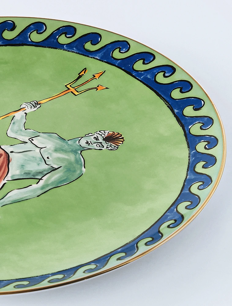 Плоское блюдо Il Viaggio Di Nettuno, 33 см от Ginori 1735