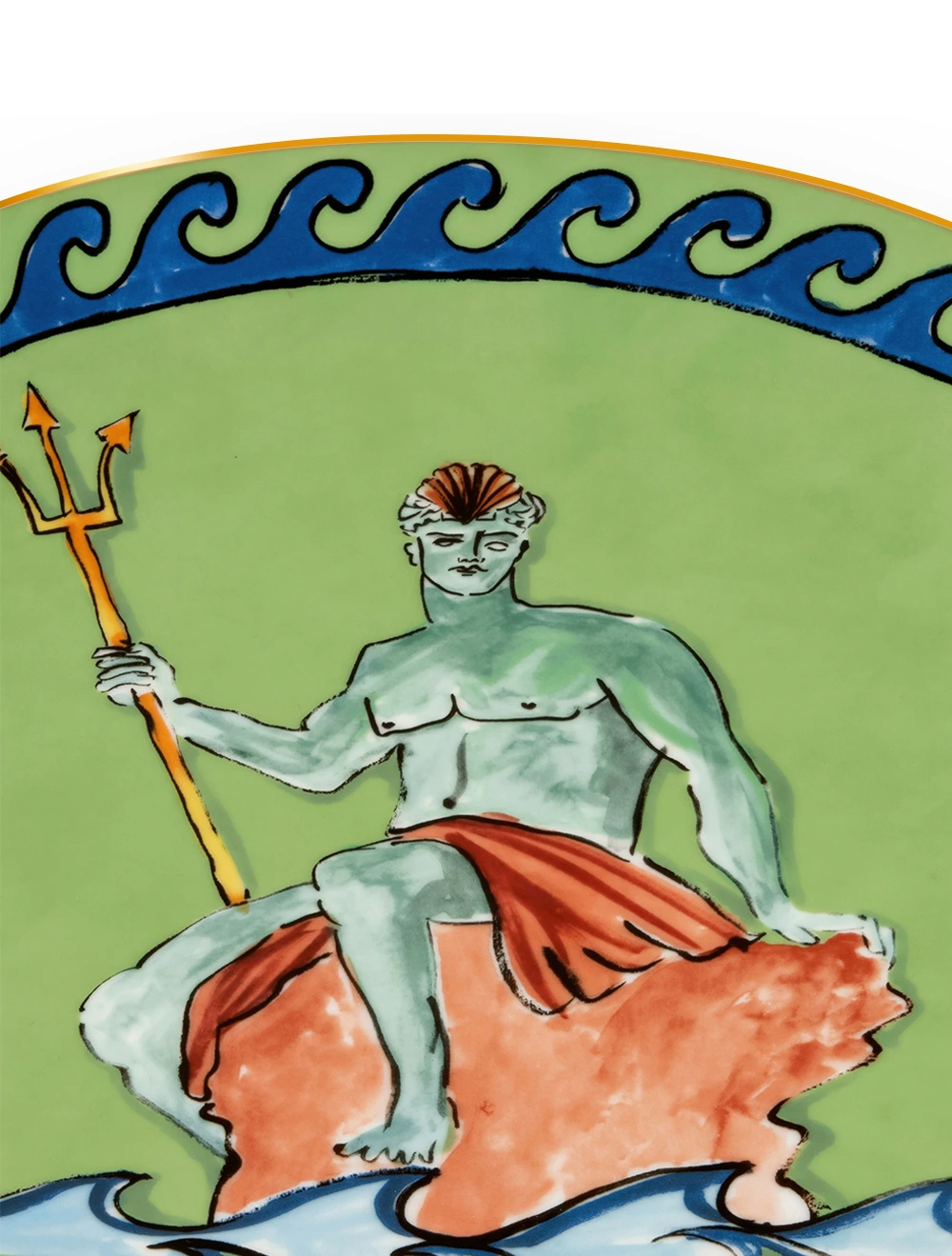 Плоское блюдо Il Viaggio Di Nettuno, 33 см