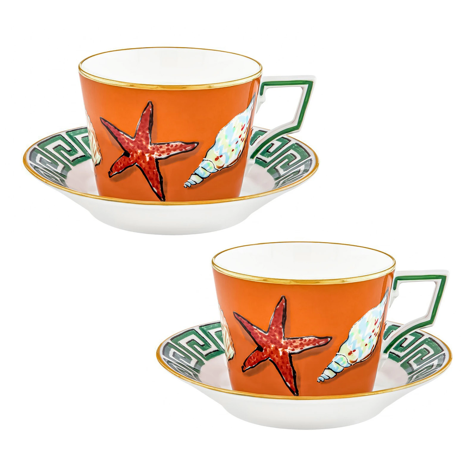 Набор из 2 чайных пар Il Viaggio Di Nettuno